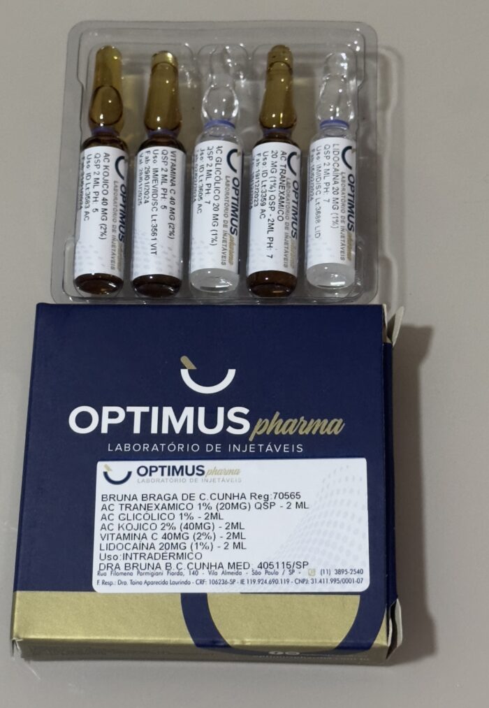 Mescla clareamento facial e olheiras Optimus 10ml